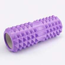 Pink Foam Yoga Massage Roller, Used For Muscle Relaxation And Flexibility - Texture Surface Deep Tissue Massage, Very Suitable For Yoga, Pilates And Fitness Exercise, Yoga Accessories | Texture Roller | Lightweight Roller, Yoga Accessories