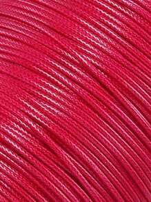 10 米/393.7 英寸多色蜡线，橡胶吊坠绳，皮绳，用于项链、手链和编织绳