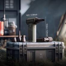 160,000 转/分钟涡轮喷射风扇，飓风级吹风，无线电动除尘器，4 速无刷电机，LED 灯和多喷嘴套件，适用于落叶、电脑/汽车清洁