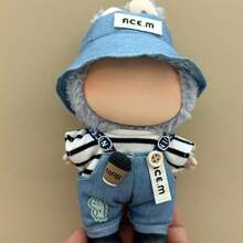 (Solo ropa) Conjunto de vestido, peto y traje para muñeca de 17 cm de la 1ra/2da/3ra generación