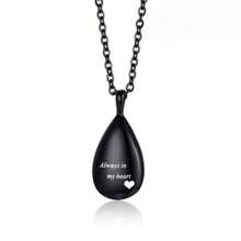 Personalized Pet Cremation Jewelry Sketch Urn Necklace Pendant With Engraved Photo, Memorial Gift For Cat/Dog Mom