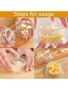 2pcs,Must-Have Kitchen Gadget: Garlic Press & Crusher Tool - Multi-Functional For Mincing, Grinding, Mashing Garlic, Easy To Clean, Time-Saving - Perfect For Home Kitchens, Restaurants, Cooking, Meal Prep - Ideal For Chefs, Home Cooks, Food Enthusiasts, Housewives - Great Gift For Christmas, Birthdays, Housewarmings,