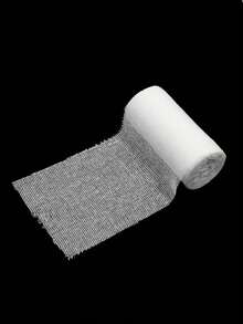 1 pezzo Benda bianca per Ognissanti, gigabozzi gommoso mummia benda, rotolo di fascia per cosplay, mascherata, carn Prop Accessori fotografici Tomb Adventure