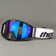 Thor Unisex PC Lens Motocross Riding Goggles,Dirt Bike Goggles, Motorcycle Goggles ATV Goggles Ski Goggles Windproof Glasses Racing Goggles,Winter Outdoor Sports Protective Eyewear, Windproof Sandproof Goggles For Ordinary Decorative Use Skiing Snow Windproof