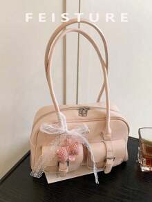 Women Shoulder Bags - 粉紅色的 - 查看 8