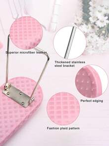 1 件美甲工具手枕，PU 材质美甲化妆工具吸尘器支架手枕，美甲沙龙手枕垫，吸尘器支架，手部按摩枕，适用于美甲沙龙，手部按摩垫，美甲辅助工具，专为美甲师使用，指甲垫手架防滑 - 美甲师使用必备 - 彩色 - 查看 7