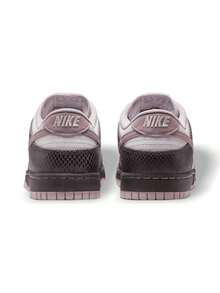 Nike Dunk Low 特别版女款运动鞋，蛇纹压花皮革，缓震舒适，中灰 HV6932-299 - 廣闊灰色 - 查看 4
