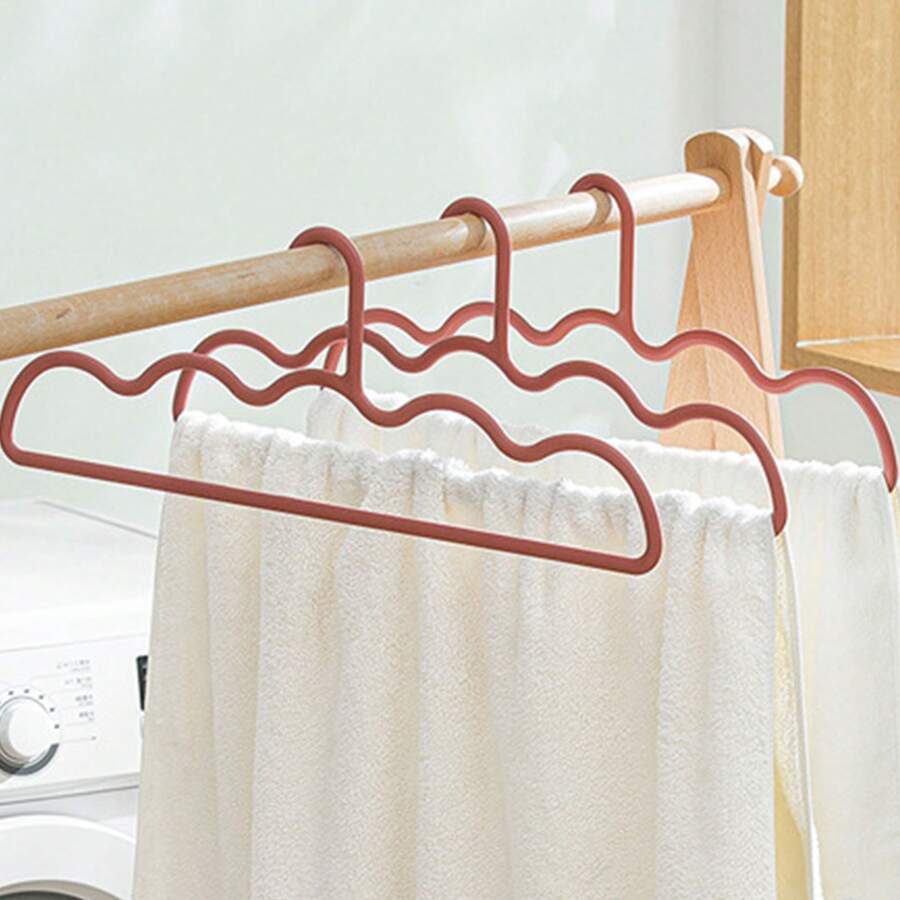 3-Piece Hanger With Notches, Non-Slip, No Marks, Thickened Hanger For Bed Sheets - 彩色 - 查看 1
