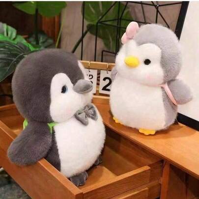 New Arrival: Cute Penguin Plush Doll Doll, Children's Companion Stuffed Animal, Sleep Comfort Doll, Stress Relief Healing Gift, Adult & Kids Soothing Doll, Adorable Penguin Design, Soft Material, Great For Room Decor, Home Decor, Office Decor Or Party Decor, Toys For Boys, Toys For Girls, Children's Gift - Surprise Gift - Birthday Gift - Christmas Gift - Easter Gift - New Year Gift - Gift - Doll
