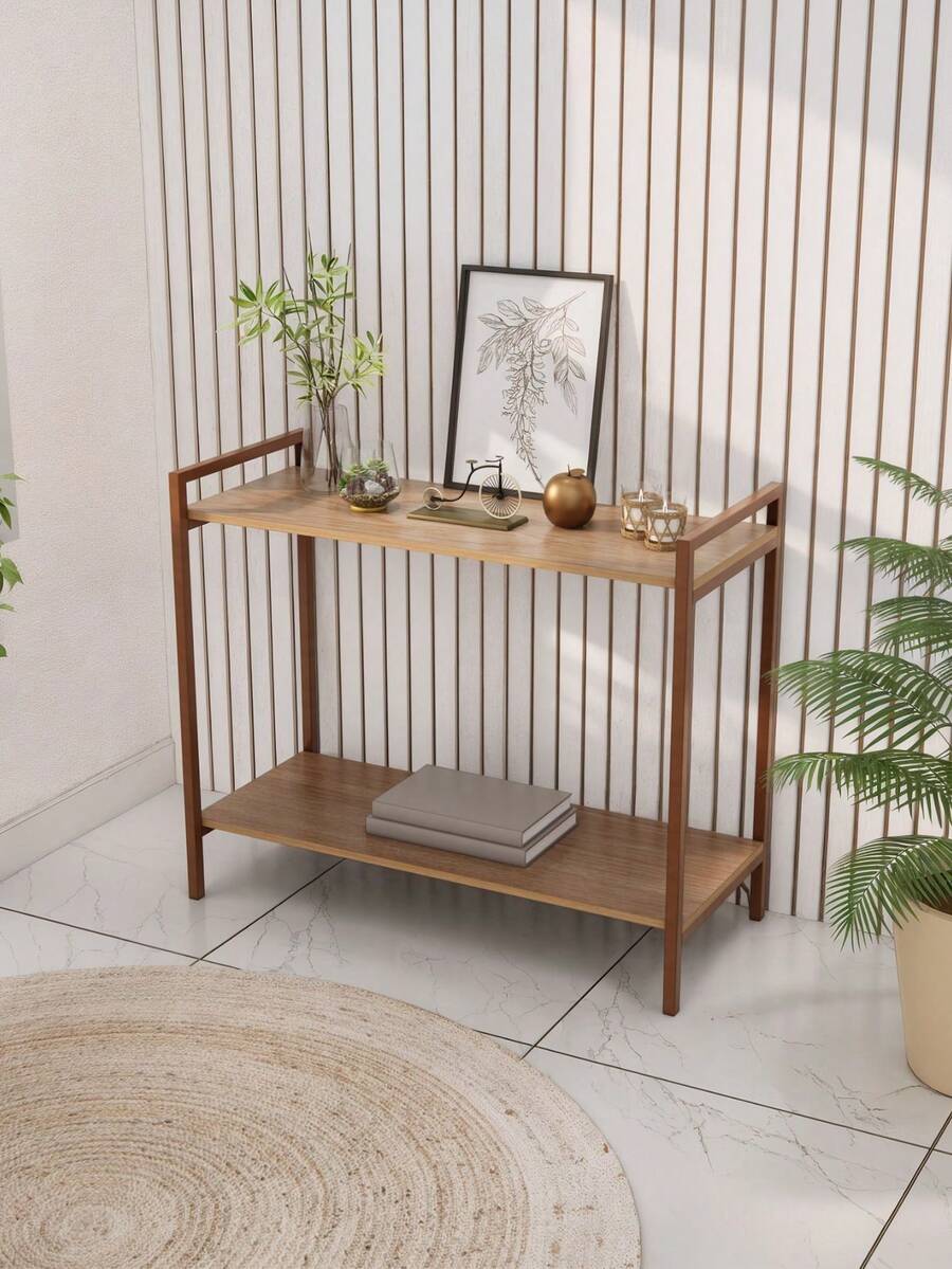 Inaugurates Furniture Sideboard Table Buffet Coffee Corner Living Room Kitchen Wine Cellar Rectangular Bar - 鏽棕色 - 查看 1