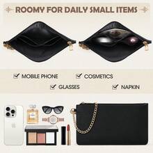 Laptop Bag For Women 15.6 Inch Work Tote Bag Womens Laptop Tote Waterproof Leather Computer Briefcase Business Office Bag Large Handbag For Travel College Teacher - 黑色 - 查看 9