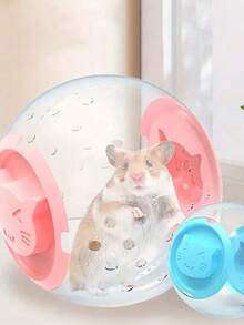 Cuib de jucărie cu minge de alergare pentru hamster, minge de alergare transparentă cu role, minge de alergare pentru hamster, potrivită pentru călătorii și transportul hamsterilor în barăci temporare pentru a împiedica pisicile să muște mingi de jucărie, cele mai bune cadouri de ziua de naștere pentru animale mici, produse pentru animale de companie, cuib de animale de companie, jucării pentru animale mici - Multicolor - Vizualizare 5