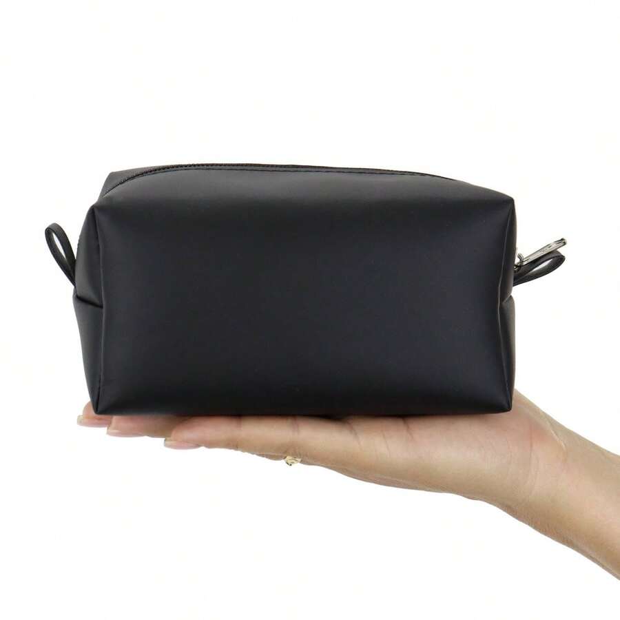 Spacious Unisex Toiletry Bag For Travel Accessories And Makeup - 黑色 - 查看 1