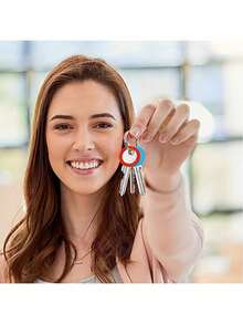 XIANG YU 硅胶弹性键帽盖，灵活按键盖，钥匙识别标签盖，方便识别门钥匙扣汽车配件可爱哥特 Y2k