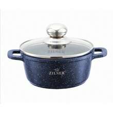 MARBEL POT WITH GLASS LID - Black - View 4