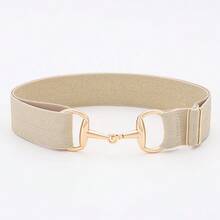 1 件可调节弹性腰带金属扣时尚服饰配饰女式腰带 2024 夏季、秋季、万圣节 - 彩色 - 查看 45