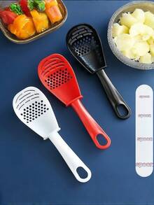 1/2/3pcs 7-In-1 Multifunctional Kitchen Tool Set - Garlic Press, Egg Separator & Whisk, Potato Masher With Strainer & Spatula | Space-Saving Cooking Utensils, Suitable For Baking, Salad Prep (Dishwasher )