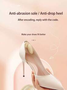 وسادات مانعة للانزلاق للكعب العالي، وسادات كعب مضادة للاحتكاك غير مرئية، وسادات كعب نصف الحجم للنساء لمنع الانزلاق والسقوط - متعدد الألوان - مشاهدة 8