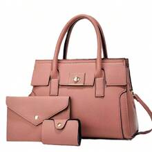 Women Top Handle Bags - 卡其色 - 查看 3