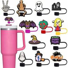 3#-12PCS Hallowmas Straws cover