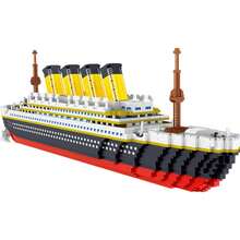 Juego de Bloques de Construcción Maqueta Creativa Crucero 1878 piezas - Multicolor - Ver 9