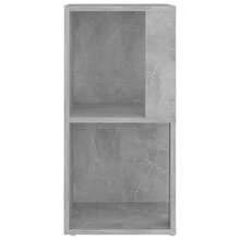 Mobiletto angolare Larryhot grigio cemento 33x33x67 cm in legno ingegnerizzato, bello e pratico, ideale per riporre oggetti e decorare la casa - Grigio - Visualizzare 6