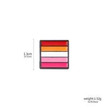 1 Peça Broche de Coração Arco-Íris Bandeira, Paz e Amor, Alfinetes de Esmalte, Roupas, Bolsa, Lapela, Pino, Ícone de Orgulho Gay e Lésbico, Decoração Unissex - Multicolorido - Visão 16