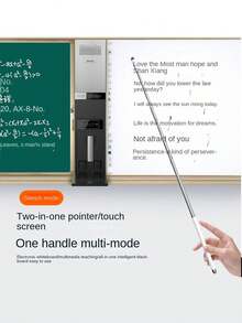 TODXARZC Handwriting Stylus Touch Pen For Phone Tablet Learning Machine Capacitive Pen Retractable Touch Pen Universal Whiteboard Pointer All-In-One Blackboard Touch Pen Editing Photo Editing Drawing Starry Fiber Retractable Teaching Pointer Touch Stylus Touch Pen - White - View 2