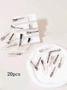 4 - Piece Set Of Acetate Seamless Hair Clips: High - Aesthetic INS - Style, Luxurious French - Inspired Seamless Hair Clips For Women - Ideal For Side Bangs, Forehead Styling & Makeup ,Hair Clips,Hair Accessories Claw Clips Hair Claws Hair Barrettes, School Stuff