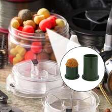 1 pieza Herramienta moldeadora de cebo de carpa, fabricante de cebo portátil, equipo de señuelo de pesca, regalo de pesca para hombres/amantes de la pesca (6.3*8.5cm)