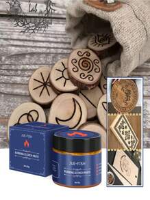 Wooden Burning Pen Set - DIY Wood Burning Tipped Markers Engraving Pen Kit
