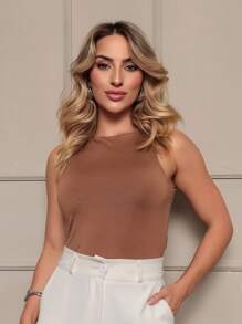 Regata Feminina Suplex Básica Lisa com Alça Confortável e Ajustada