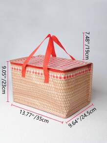 1 pieza Bolsa de almuerzo con diseño de koala de dibujos animados para estudiantes y trabajadores de oficina, impermeable, con aislamiento, con asa, para organizador de lonchera escolar, bolsas de almacenamiento para maestros, bolsas de aula, bolsas organizadoras de aula, bolsa para la escuela, accesorios escolares