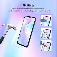 3 piezas de vidrio templado HD compatible con MOTO E13 G20 G30 con acabado mate, protección de pantalla esencial, aplicable a protector de pantalla de teléfono para uso diario, oficina y hogar, accesorios de teléfono a prueba de agua, a prueba de golpes, resistente a caídas, resistente a arañazos y antihuellas dactilares con cobertura completa - Multicolor - Ver 4