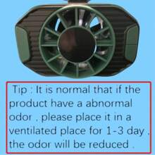 1pc Outdoor Waist Fan High Speed 3600mAh Clip Fan With Flashlight Power Bank Led Display Portable Wearable Fans