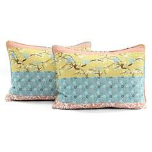 LUSH DECOR Royal Empire Quilt Navy 3Pc Set King Halloween-Fall Decor-Room Decor - 藍色/珊瑚色 - 查看 3