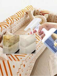 Jue-Fish Este es un limpiador de telas y cortinas altamente efectivo que elimina las manchas difíciles de las telas, alfombras e interiores de automóviles. No requiere agua y tiene una función de limpieza en seco. Es un aerosol doméstico versátil. Se envían modelos nuevos y antiguos de forma aleatoria.