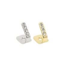 1 st. bar och 4 strass-grillar med en tand, personlig hiphop-stil, lämplig för män och kvinnor, vardagsbruk