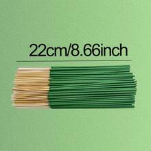 22cm/8.66inch Natural Handmade Lemongrass Incense Sticks, Enjoy The Tranquility Of The Wilderness, Suitable For Outdoor Activities, Indoor Yoga, Reading, Balcony, Bedroom, Long Burning Time, No Feathers, Great For Gifting