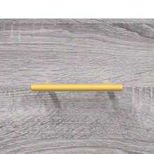 Larryhot Mesitas de noche de pared 2 piezas gris sonoma 35x35x20 cm, bonitas y prácticas, ideales para almacenaje y decoración del hogar - Gris - Ver 10