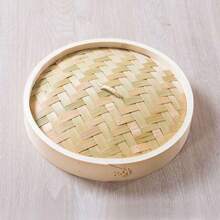 Bamboo Steamer Basket With Lid Dumpling Steamer Basket Chinese Steamer Basket Bamboo Steamer For Cooking Bao Buns Steam Basket, Family Dinner Supplies, Party Supplies