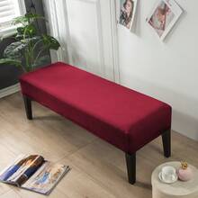 1 Vỏ bọc ghế dài/ghế sofa bằng nhung ngô mềm mại, Vỏ bảo vệ ghế có thể tháo rời và giặt được, Thích hợp cho phòng khách, phòng ngủ, nhà bếp, Bộ 5 món, Vỏ bọc ghế ăn, Vỏ bọc ghế sofa cho nhà bếp, khách sạn - Nhiều màu - Xem 5