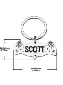 Etiqueta de Identificação Personalizada para Animais de Estimação, Presente do Dia do Professor, Halloween, Ano Novo, Estilo Clássico Simples, Melhor Presente de Feriado