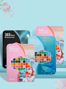 36色固体水彩颜料套装，便携式金属盒包装。这款艺术家级别的旅行水彩颜料套装，装在小巧的金属盒中，是艺术家、初学者和学生的理想之选。 - 粉色 - 查看 7