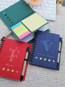 1 قطعة (مع قلم) دفتر جيب مخصص النص والتصميم الشخصي ومجموعة ألواح تذكير، مناسب للعمل والرسائل المنزلية والدراسة والإشارات الفهرسية، لوازم المكتب والمدرسة، جوائز القرطاسية، هدايا العودة إلى المدرسة، متعدد الوظائف، زخرفي، قابل لإعادة الاستخدام، حديث، ملون، جميل، فينتاج، كرتوني، كاواي، مخصص، شخصي، فريد، مخصص، للعمال، للعملاء، للطلاب، للأعمال/العمل