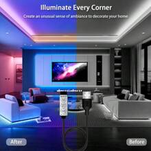 1m/3.28 英尺、2m/6.56 英尺、3m/9.84 英尺、4m/13.1 英尺、5m/16.4 英尺霓虹灯房间装饰、婚礼装饰、USB 电源、3 键控制、LED 霓虹灯个性化节日礼物、卧室装饰、家居装饰 USB LED 灯、生日礼物、卧室 LED 灯、LED 夜灯、房间装饰、节日装饰、墙壁装饰、电视背景装饰、派对装饰、室内装饰灯带 - 彩色光 - 查看 5