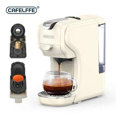  Máy pha cà phê nóng lạnh 2 trong 1 CAFELFFE, máy pha espresso 20 bar, tương thích với viên nén NES.