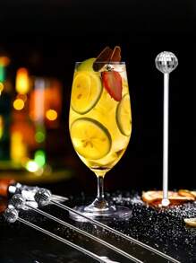 10/20 件迪斯科球鸡尾酒搅拌器、鸡尾酒签、饮料搅拌器、水果签、装饰棒、生日、节日、酒吧、鸡尾酒廊派对装饰品 - 彩色 - 查看 7