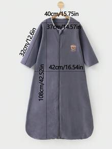 Children's Sleeping Bag, Warm Anti-Kick Quilt For Boys And Girls In Autumn/Winter - Grizzly Treasure Bag - View 2