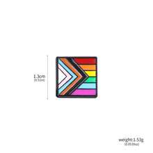 1 Peça Broche de Coração Arco-Íris Bandeira, Paz e Amor, Alfinetes de Esmalte, Roupas, Bolsa, Lapela, Pino, Ícone de Orgulho Gay e Lésbico, Decoração Unissex - Multicolorido - Visão 22